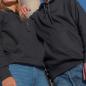 Preview: Schwarzer Hoodie mit THE LÄND Logo